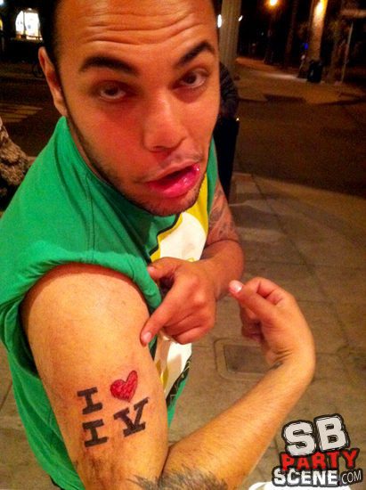 I love IV tatoo